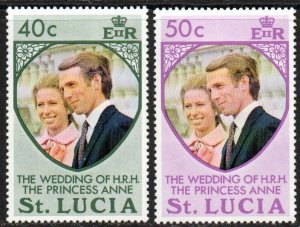 St. Lucia Sc #349-350 MNH