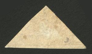 #1a Cape of Good Hope 1p 1853 VF Unused Pale Brick Red Triangle 