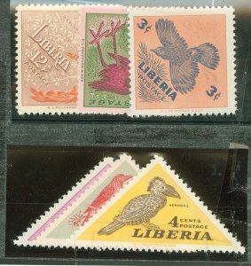 Liberia #341-6 Mint (NH) Single (Complete Set)