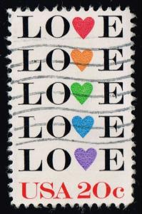 US #2072 LOVE; Used (0.25)