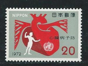 Japan 1112 1972 25th Health Day single MNH