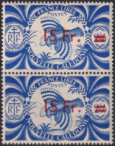 New Caledonia 1945 Sc 273 pair MNH**