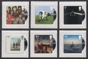 GB 3849-3854 Pink Floyd set (6 stamps) MNH 2016