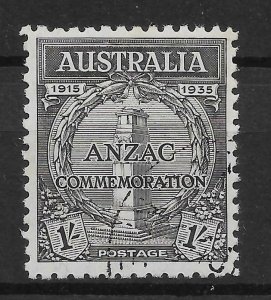 AUSTRALIA SG155 1935 GALLIPOLI 1/= BLACK USED