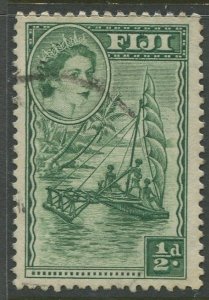 STAMP STATION PERTH Fiji #147 QEII Definitive Issue Used 1954 CV$1.50