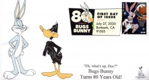 Bugs Bunny 80th Anniversary First Day Cover, with DCP, #2 of 10