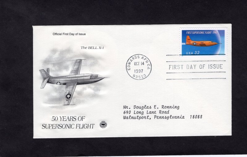 3173 Supersonic Flight, FDC PCS addressed