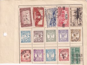 SA15 Algeria 1920's- 1940's used and hinged stamps, mostly  Postage Due