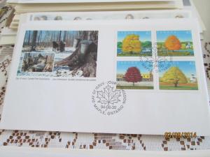 Canada #1524a, b, e, f FDC