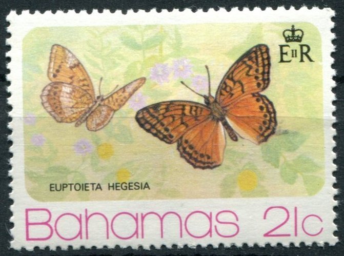 Bahamas Sc#373 MNH, 21c multi, Insects (1975) (1975)