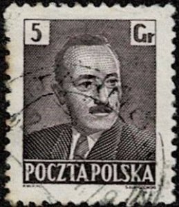 1950 Poland Scott Catalog Number 490 Used