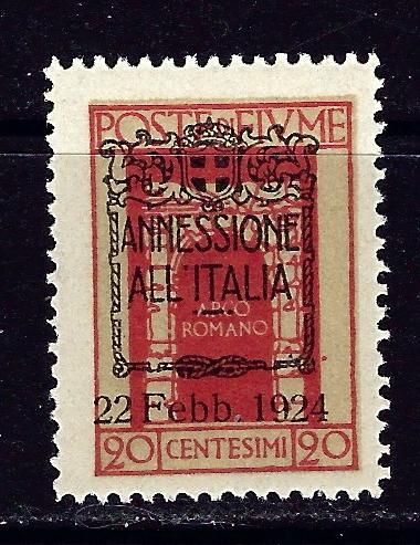 Fiume 199 MNH 1924 overprint