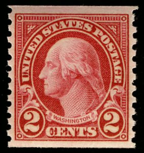 US US #599 SCV $125.00 SUPERB mint never hinged, perfectly centered,  tough t...