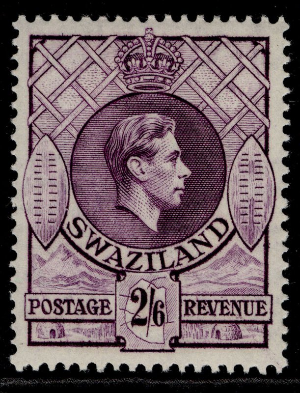 SWAZILAND GVI SG36a, 2s 6d bright violet, M MINT. Cat £32.