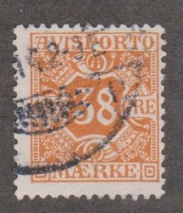 Denmark # P6, Newspaper Stamp, Used