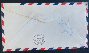 1941 Bolama Portuguese Guinea First Flight Airmail Cover  To New York Usa