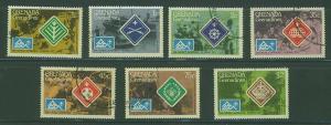 Grenada Grenadines SC#83-89 Boy Scouts, Used