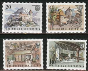 LIECHTENSTEIN Scott 718-721 MNH** 1981 tourism set