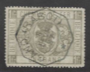 Belgium  SC Q6 Used F-VF SCV$16.00.....Check a bargain!