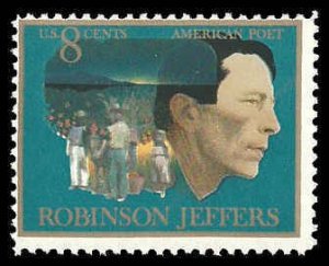 PCBstamps   US  #1485 8c Arts - Robinson Jeffers, MNH, (12)