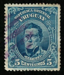 ARTIGAS, National Symbols, 1910, 5 centesimos, Uruguay, YT #189 (Т-6560)