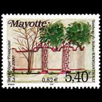 MAYOTTE 2000 - Scott# 139 Sultan Tomb Set of 1 NH