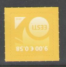 Estonia Sc 649 2010 9k Post Horn stamp mint NH