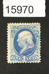 MOMEN: US STAMPS # 156 FANCY STAR USED LOT #15970