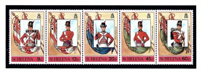 St Helena 509 MNH 1989 Flags and Military Uniforms