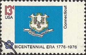 # 1637 USED STATE FLAG CONNECTICUT