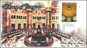 AO-3390-2, 2000, Library of Congress, Event Cover, Add-on Cachet, SC 3390