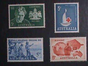 ​AUSTRALIA-1963 SC #353-6 VERY OLD PICTORIAL STAMPS MNH -VERY FINE