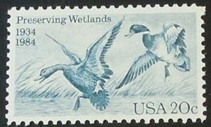 1984 20c Waterfowl Preservation Scott 2092 Mint NH