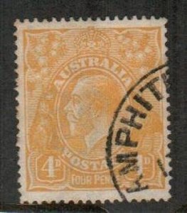 Australia Scott 31a Used (stamp is yellow, scanner distorts color) [TK10]