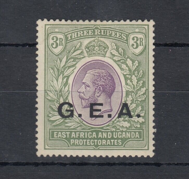 Tanganyika GEA KGV 1919 3R O/P SG67 MH Gum J8440