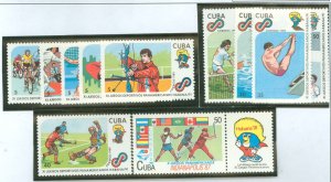 Cuba #2961/3179-3188 Mint (NH) Single (Complete Set) (Sports)