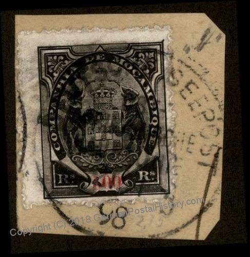 Mozambique 1898 Germany Deutsche Ostafrikanische b DOA Seepost Cancel 78233