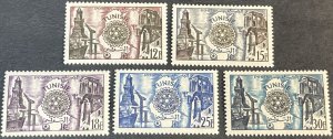 TUNISIA # 259-263-MINT/NEVER HINGED---COMPLETE SET---1955