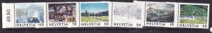 Switzerland-Sc#1019-24- id5-unused NH set-Views-1998-