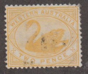 Western Australia Scott #74 Stamp - Used Single