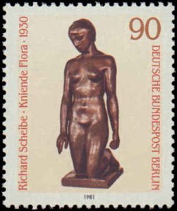 German Occupation Stamps - Berlin #9N468-9N470, Complete Set(3), 1981, Art, N...