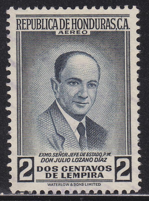 Honduras C251 President Julio Lozano Diaz 1956