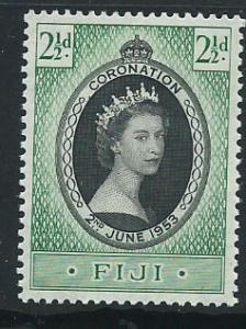 Fiji  QE II SG 278  MH Coronation 1953