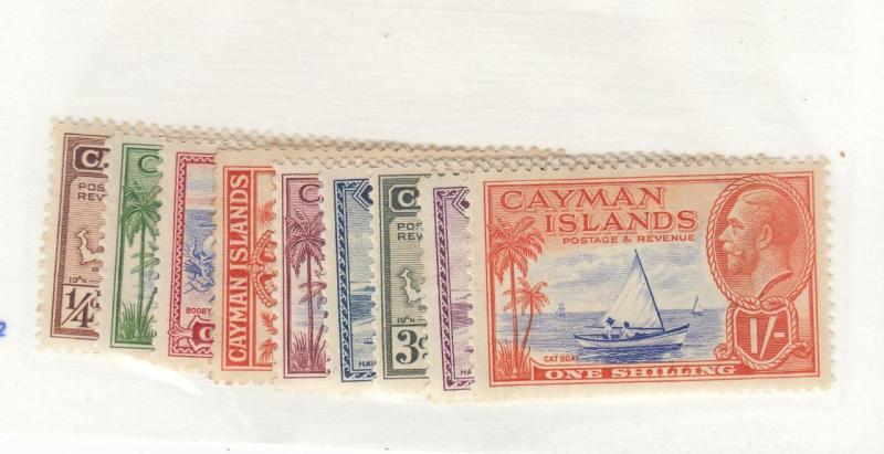 CAYMAN ISLANDS KK675  # 85-93 VF-MVLH KGV ISSUES CAT VALUE $37++