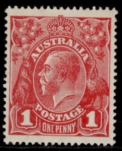 AUSTRALIA GV SG50, 1d carmine, M MINT. Cat £32. 