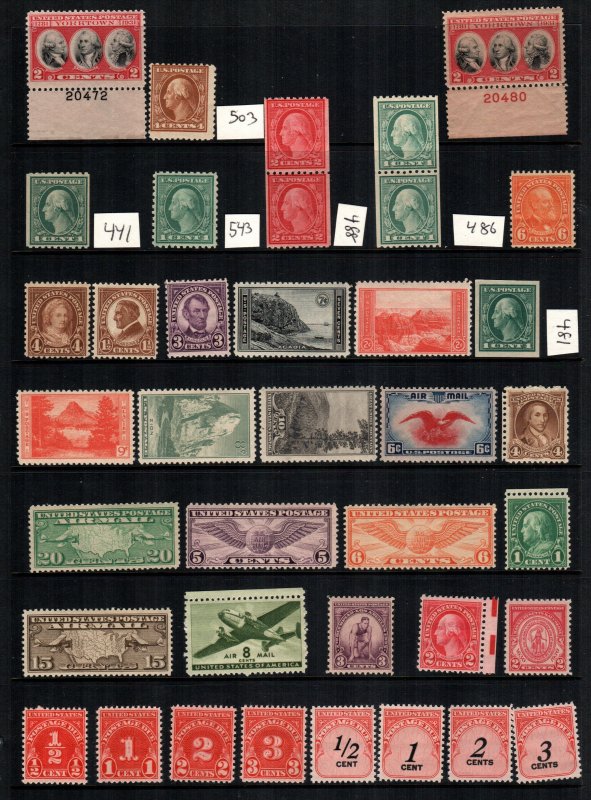 United States 35   MNH  diff $ 98.00