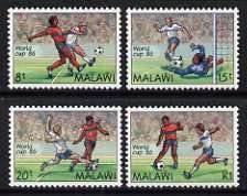MALAWI - 1986 - World Cup, Mexico - Perf 4v Set - Mint Never Hinged
