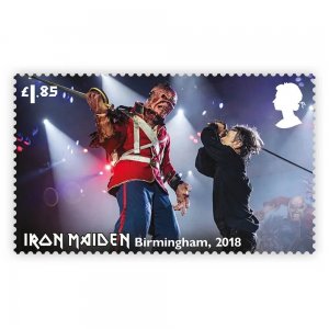 Stamps of Great Britain (Pre order) - 2023. Iron Maiden Eddie Collectors Sheet .