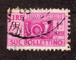 Italy Q67 - Used-H - Parcel Post Stamp / Posthorn