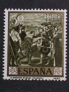 ​SPAIN-1959-SC#893-902  HONORING OF DIEGO DE SILVA VALAZQUEZ MNH VERY FINE